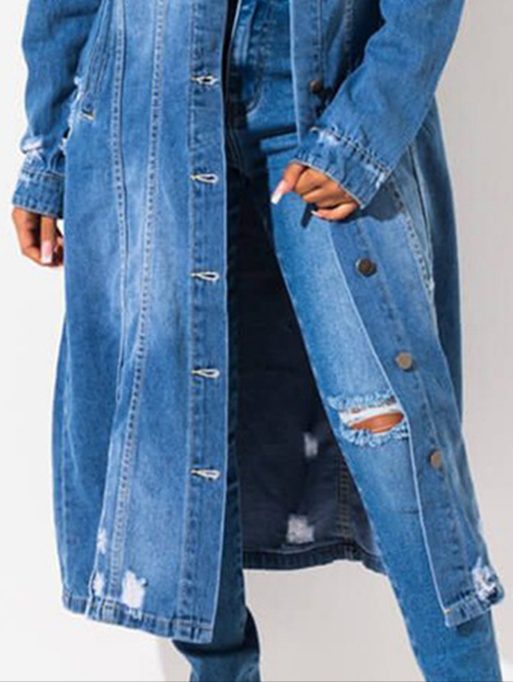 Distressed Dreams Denim Jacket - Medium - Picture 5 of 6